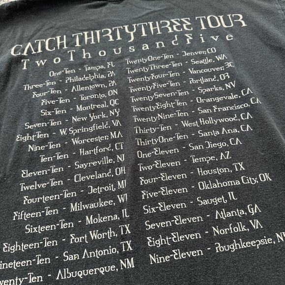 ALTERED LARGE Meshuggah Vintage 2005 Shirt Adult Size Catch 33 Black Tour - Picture 11 of 11